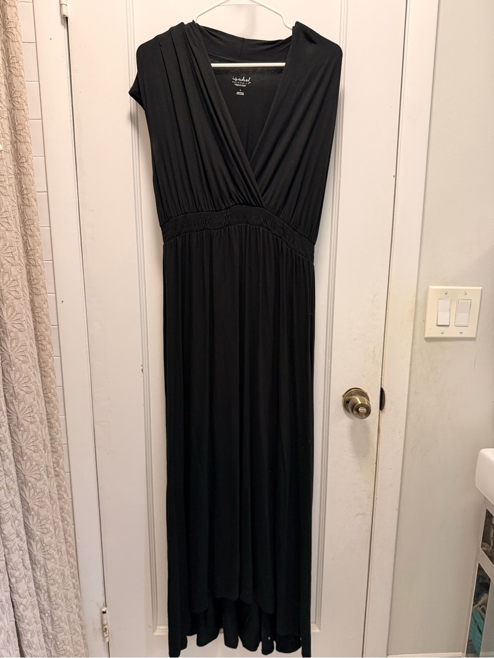 Ingrid & Isabel Black V-Neck Maternity  Maxi Dress